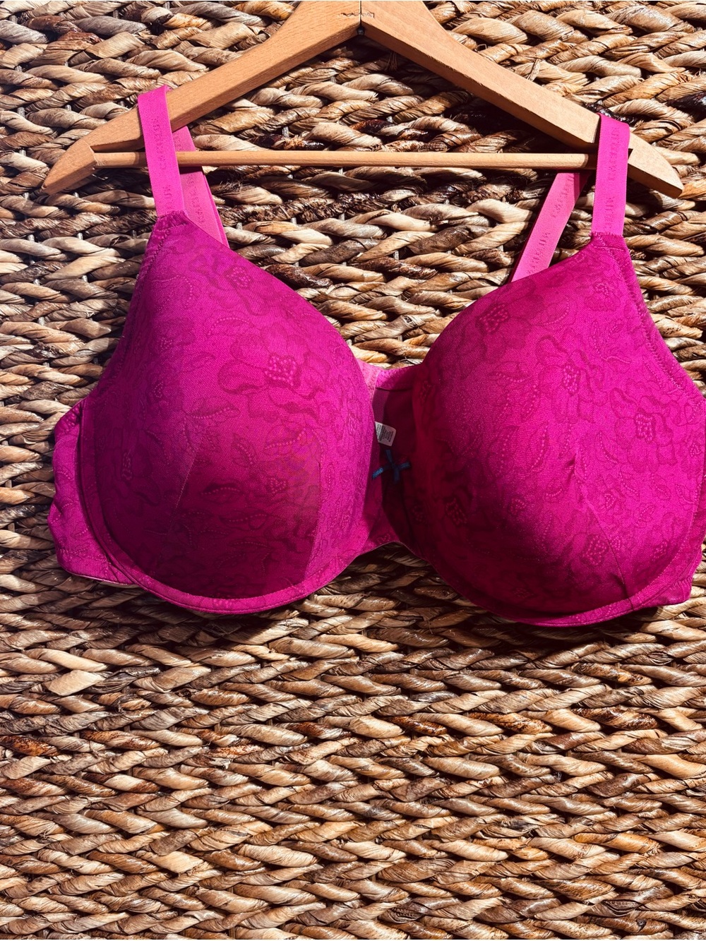 Cacique Magenta Underwire T-Shirt Bra 46DDD